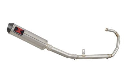 Tuono 125  2017 - 2020 Exhaust System 370mm Stainless + Carbon Tip Silencer