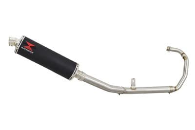 Tuono 125  2017 - 2020 Exhaust System 400mm Oval Black Stainless Silencer