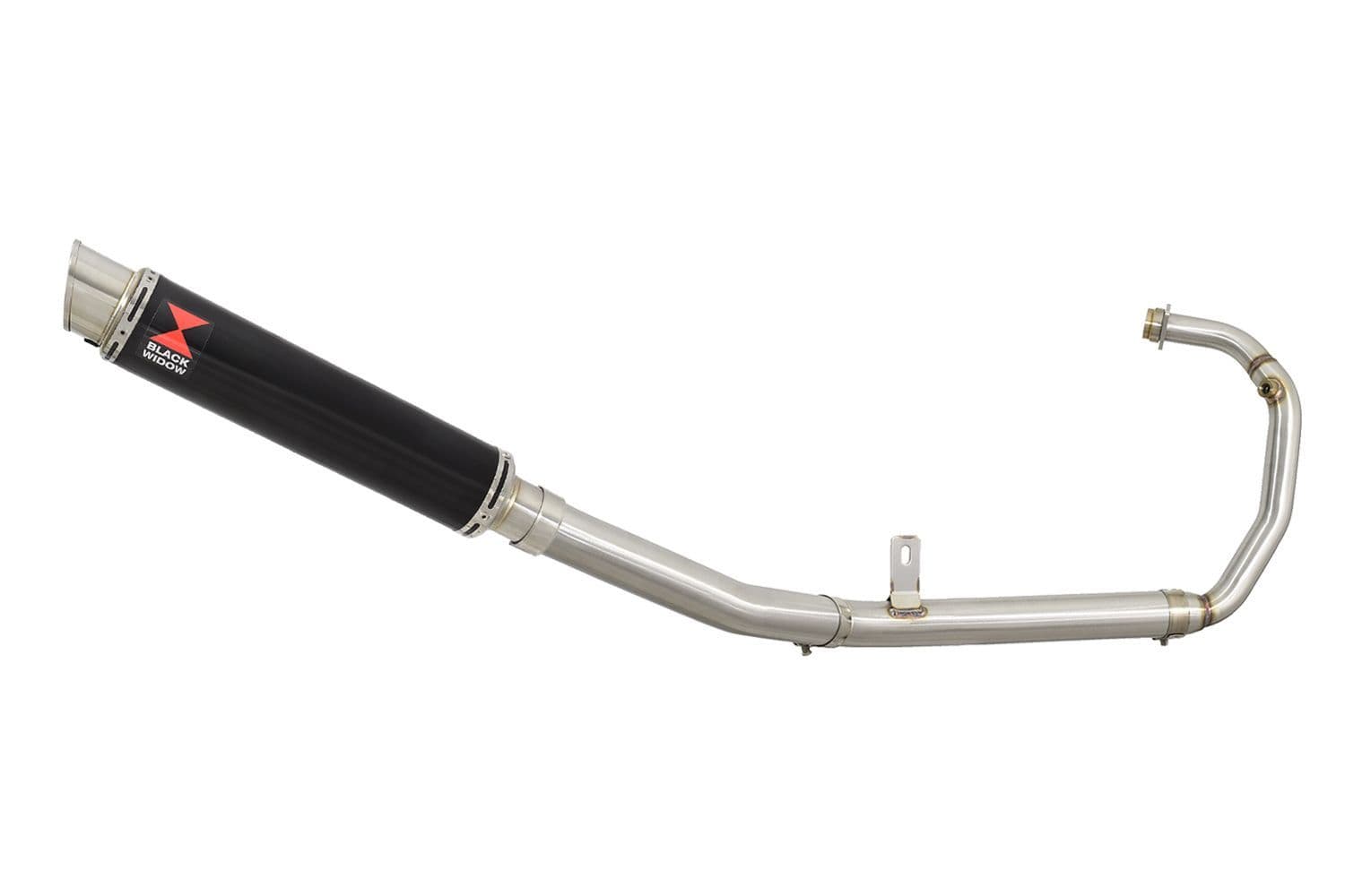 Tuono 125 2017 - 2023 Exhaust System 360mm GP Style Round Black