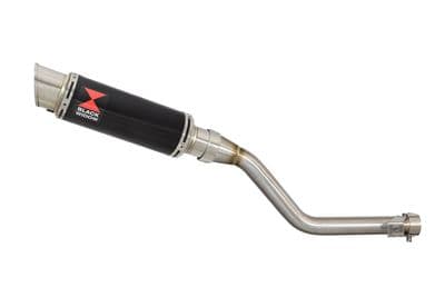TX 125 Exhaust Silencer 230mm GP Round Black Stainless