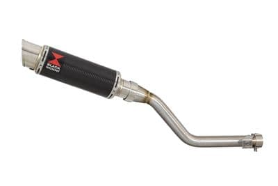 TX 125 Exhaust Silencer 230mm GP Round Carbon