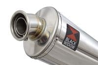 TX 125 Exhaust Silencer 230mm Oval Stainless