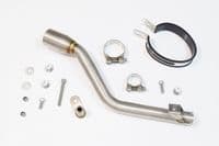 TX 125 Exhaust Silencer 230mm Oval Stainless