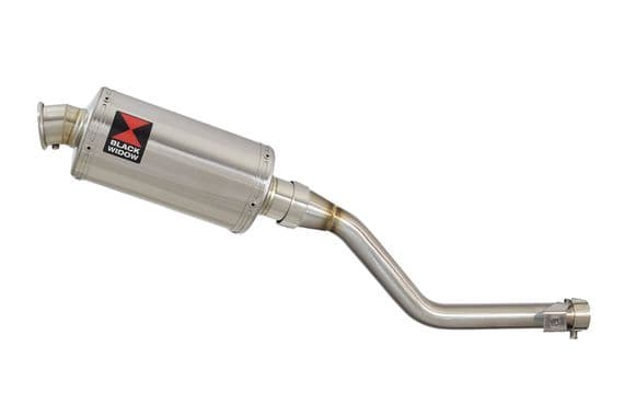 TX 125 Exhaust Silencer 230mm Oval Stainless