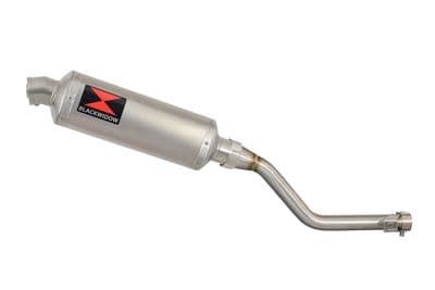 TX 125 Exhaust Silencer 300mm Hexagonal Brushed Stainless
