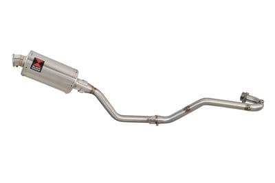 TX 125 Exhaust System 230mm Oval Stainless Silencer