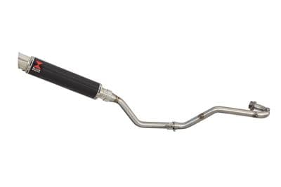 TX 125 Exhaust System 350mm GP Round Carbon Silencer
