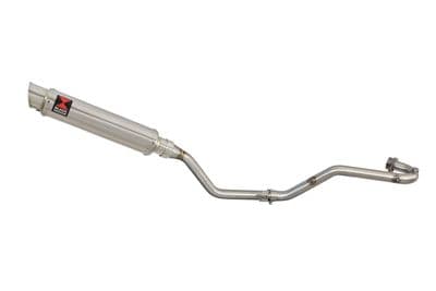 TX 125 Exhaust System 350mm GP Round Stainless Silencer
