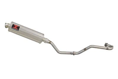 TX 125 Exhaust System 400mm Oval Stainless Silencer