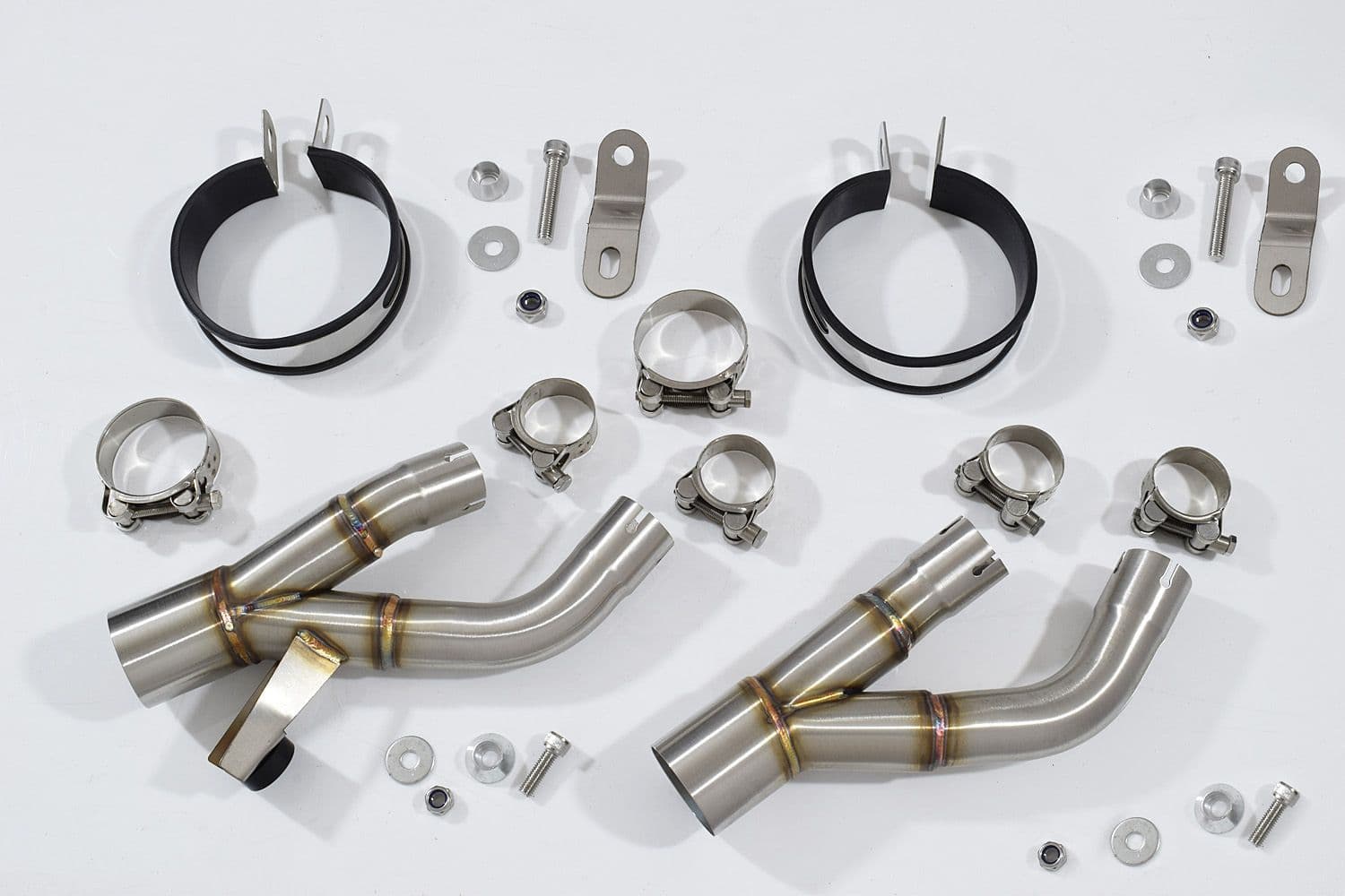 F V-MAX V MAX 1200 Exhaust Silencer Kit 200mm Round Carbon Silencers