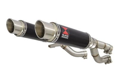 V-MAX V MAX 1200 Exhaust Silencer Kit 230mm GP Round Black Stainless