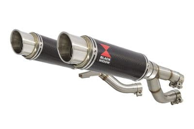 V-MAX V MAX 1200 Exhaust Silencer Kit 230mm GP Round Carbon Silencers