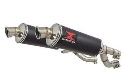 V-MAX V MAX 1200 Exhaust Silencer Kit 300mm Round Black Stainless
