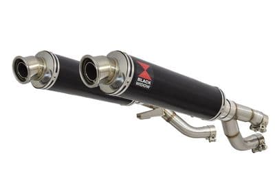 V-MAX V MAX 1200 Exhaust Silencer Kit 350mm Round Black Stainless