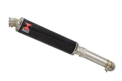 V-STROM 1050 2020 - 2025 Exhaust Silencer Kit 350mm Round Black Stainless