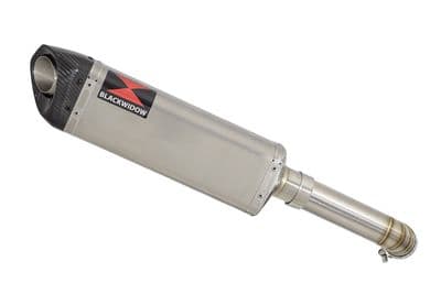 V-STROM 1050 2020 - 2025 Exhaust Silencer Kit 350mm Tri Oval Stainless Carbon Tip Silencer