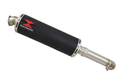 V-STROM 1050 2020 - 2025 Exhaust Silencer Kit with Luggage 400mm Round Black Stainless