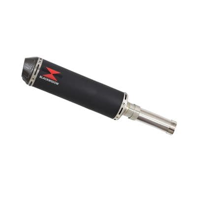 V-Strom 800 DE / SE / RE 2023 - 2024 Exhaust Silencer 370 mm Round Black Stainless Carbon Tip