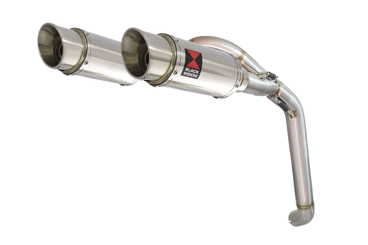 VFR 800 VTEC RC46 2002 - 2013 Exhaust Link Pipes 200mm Round
