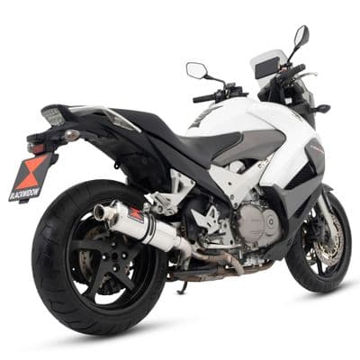 VFR 800 X Crossrunner 2011 - 2020 Exhaust Link Pipe 300 mm Oval Silencer 300SS