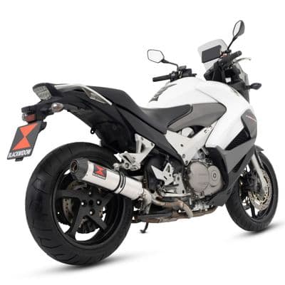 VFR 800 X Crossrunner 2011 - 2020 Exhaust Link Pipe 370 mm Round Silencer SC37R