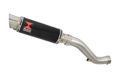 VFR1200F 2010-2016 Exhaust Silencer 230mm GP Round Black Stainless