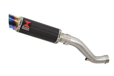 VFR1200F 2010-2016 Exhaust Silencer 230mm GP Round Carbon Blue Tip