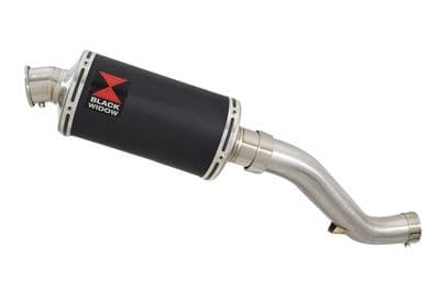 VFR1200F 2010-2016 Exhaust Silencer 230mm Oval Black Stainless