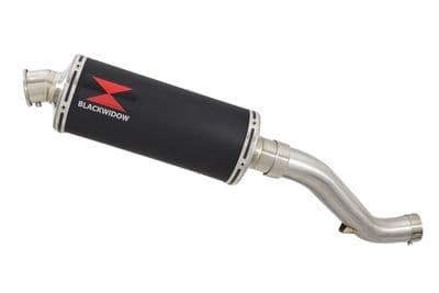 VFR1200F 2010-2016 Exhaust Silencer 300mm Oval Black Stainless