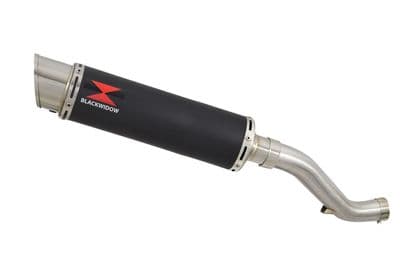 VFR1200F 2010-2016 Exhaust Silencer 360mm GP Round Black Stainless