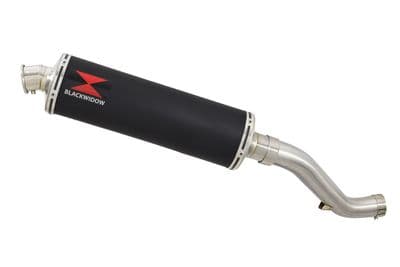 VFR1200F 2010-2016 Exhaust Silencer 400mm Oval Black Stainless