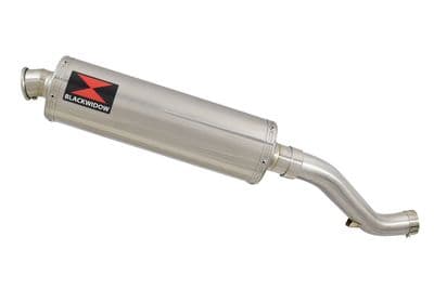VFR1200F 2010-2016 Exhaust Silencer 400mm Oval Stainless