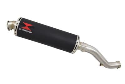 VFR1200F 2010-2016 Exhaust Silencer 400mm Round Black Stainless