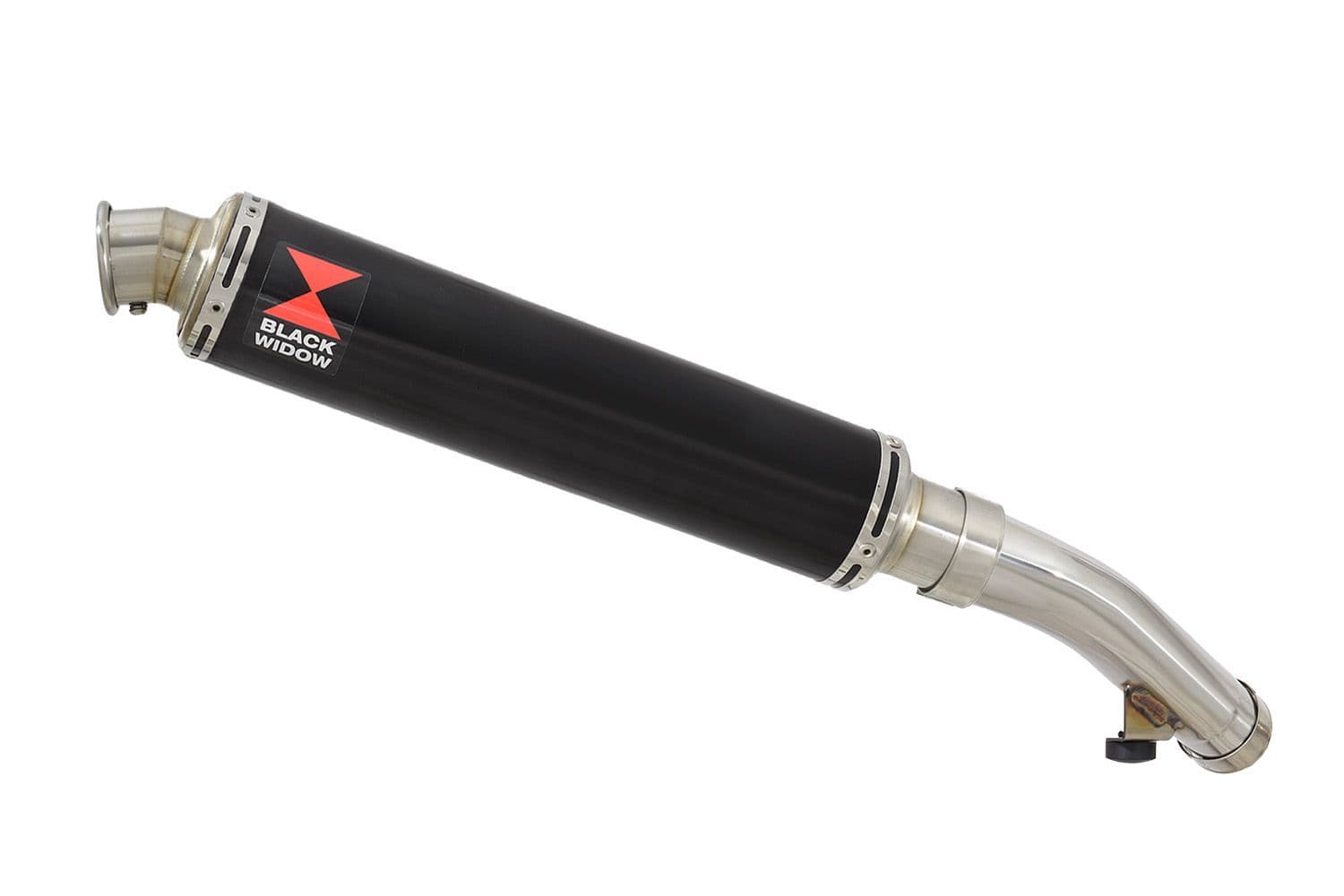 VFR800F VFR 800 97-03 RC46 Exhaust Link Pipe 350mm Round Black