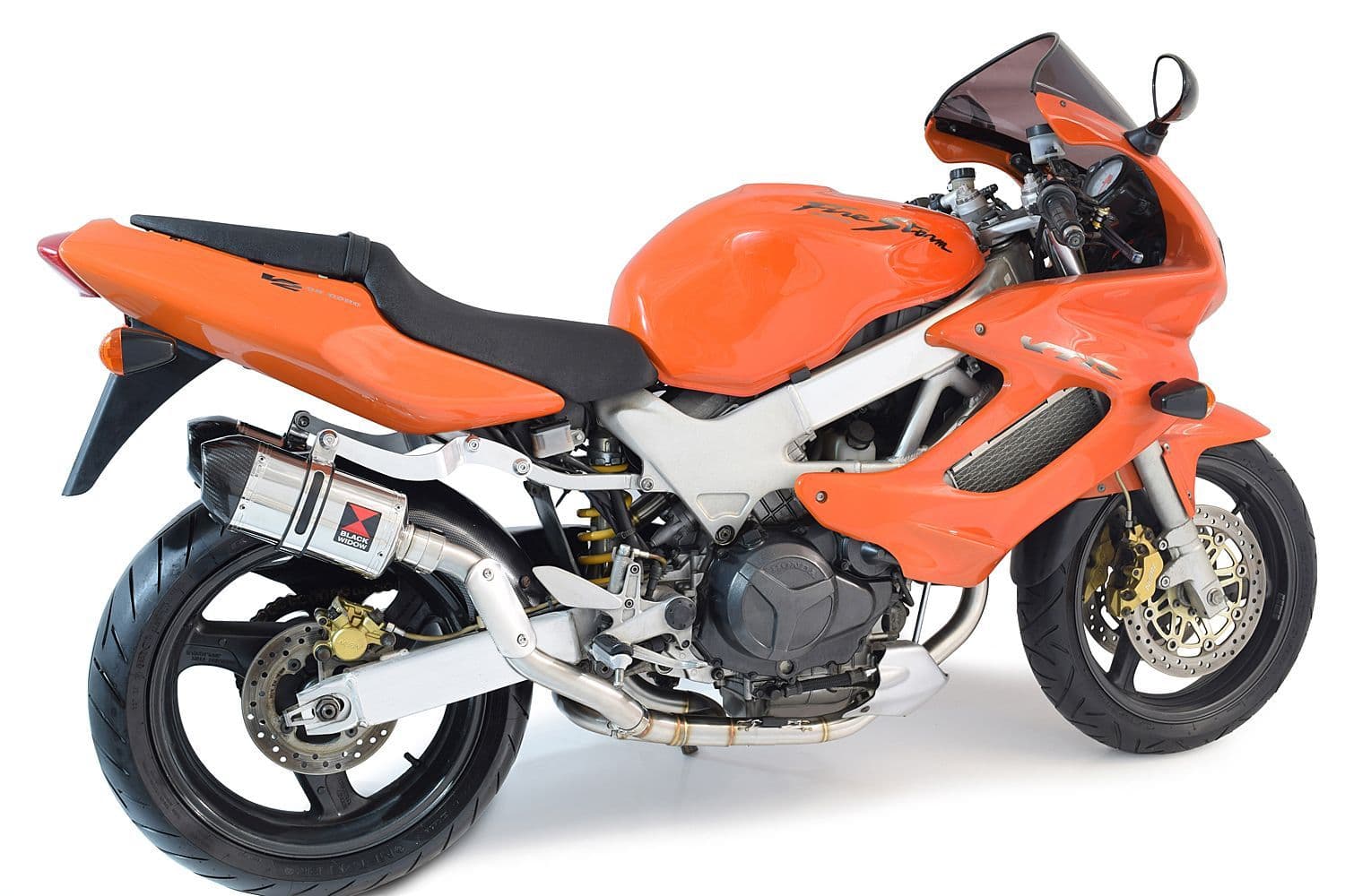 VTR1000 F Firestorm SC36 Exhaust High Level Link Pipes 200mm Oval