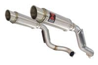 VTR1000 F Firestorm (SC36) Exhaust High Level Link Pipes + 230mm GP Round Stainless  Silencers