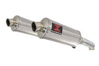 VTR1000 F Firestorm (SC36) Exhaust Link Pipes + 300mm Oval Stainless  Silencers