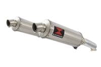 VTR1000 F Firestorm (SC36) Exhaust Link Pipes + 300mm Round Stainless Silencers