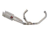 VTR1000 F Firestorm (SC36) Exhaust System 200mm Round Stainless Silencers
