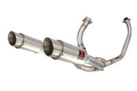 VTR1000 F Firestorm (SC36) Exhaust System 200mm Round Stainless Silencers