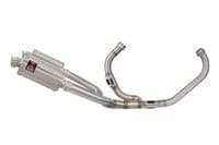 VTR1000 F Firestorm (SC36) Exhaust System 230mm Oval Stainless Silencers