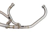 VTR1000 F Firestorm (SC36) Exhaust System 300mm Oval Black Stainless Silencers