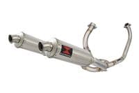 VTR1000 F Firestorm (SC36) Exhaust System 300mm Round Stainless Silencers