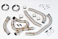 VTR1000 F Firestorm (SC36) Exhaust System 360mm GP Round Stainless Silencers