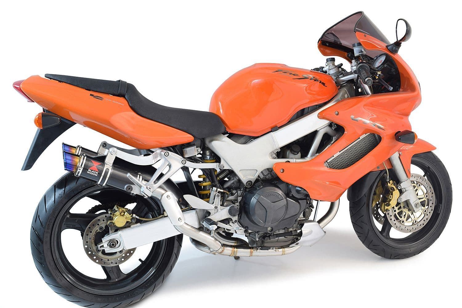 VTR1000 F Firestorm SC36 High Level Exhaust System 230mm Round