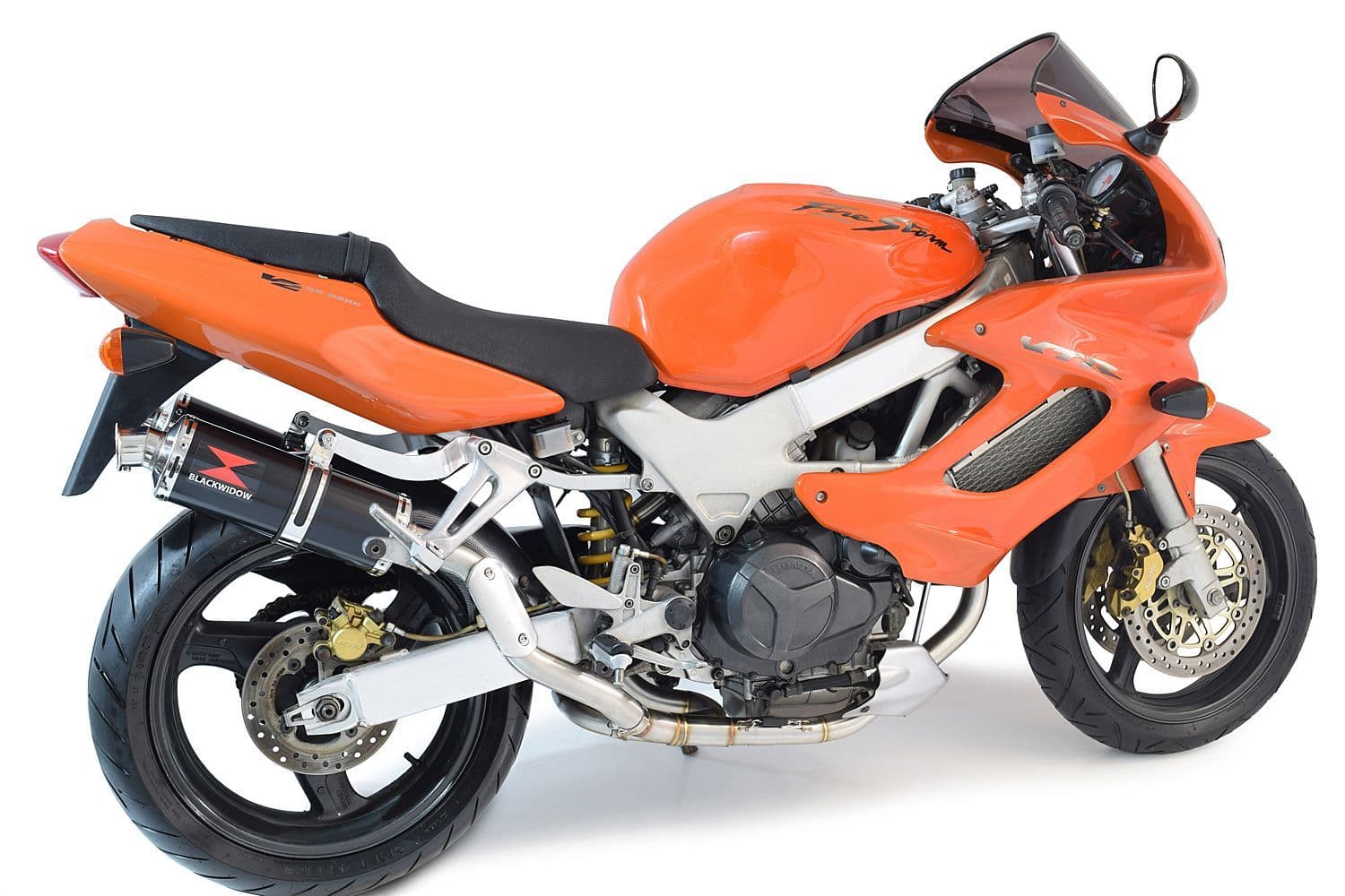 VTR1000 F Firestorm SC36 High Level Exhaust System 300mm Round