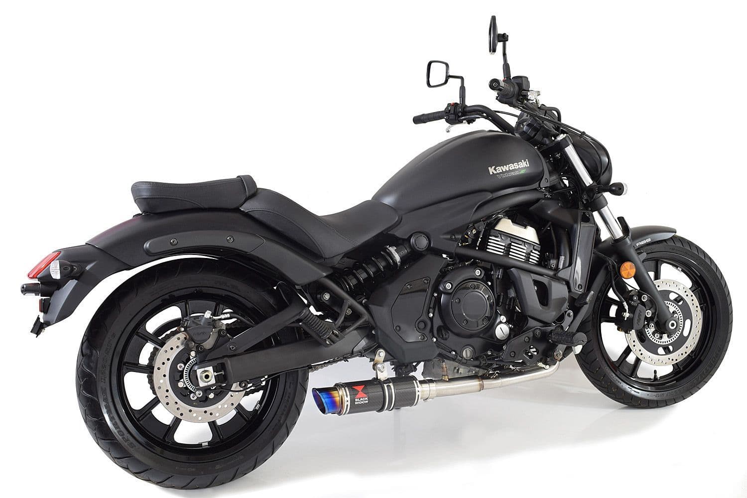 VULCAN S EN650 2015-2020 Exhaust System 230mm GP Round Blue Tip