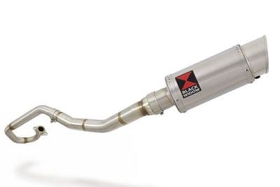 WR 125 R/X 2009/2017 De-Cat Exhaust System 200mm Round Stainless Silencer
