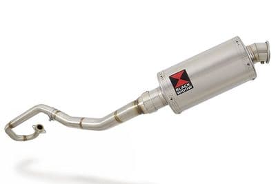 WR 125 R/X 2009/2017 De-Cat Exhaust System 230mm Oval Stainless Silencer