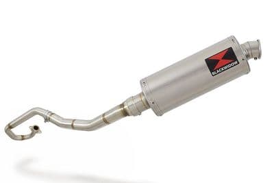 WR 125 R/X 2009/2017 De-Cat Exhaust System 300mm Oval Stainless Silencer